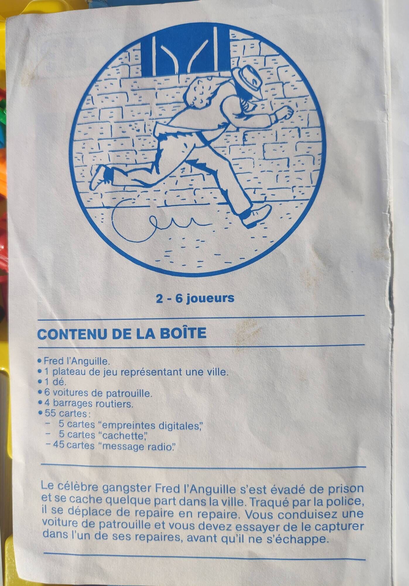 Vintage board game Allo Police? Nathan 1988 Complete