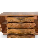 Italian Art deco walnut sideboard