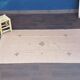 Moroccan berber rug handmade in beige cotton 130 x 220 cm