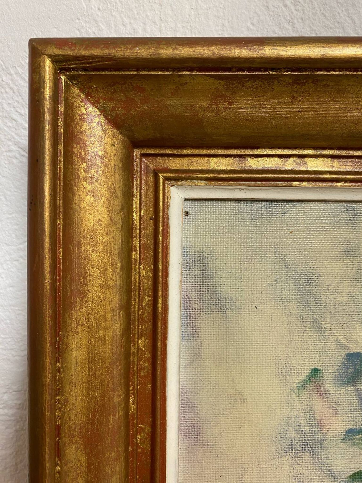 Huile sur toile, nature morte, F.Rembert
