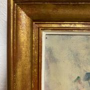 Huile sur toile, nature morte, F.Rembert