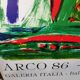 Affiche originale Bengt Lindström ARCO 86 Madrid  1986