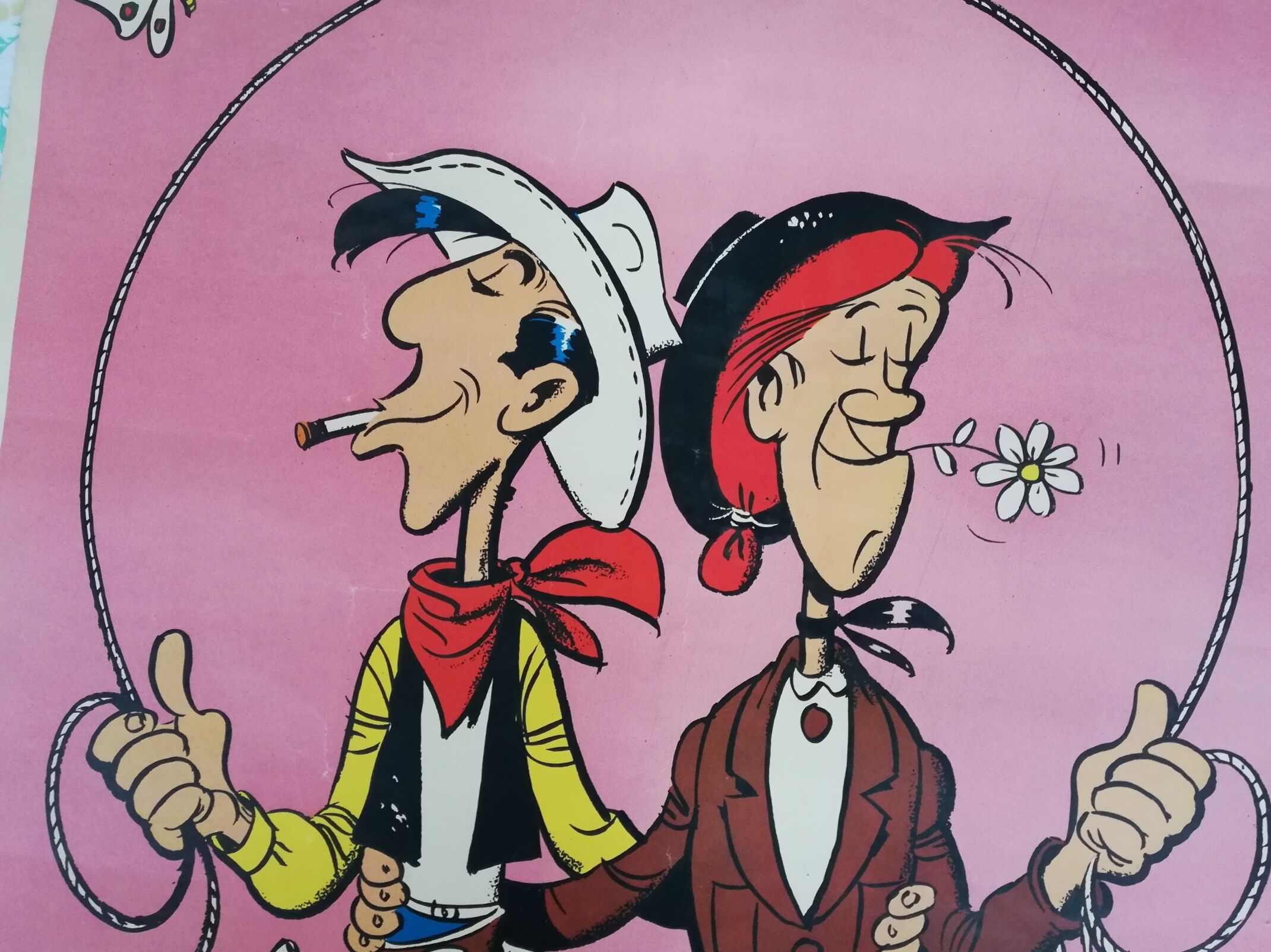 Original poster. Lucky Luke and calamity Jane. 1970