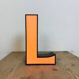Vintage Illuminated Letter L , 1970s