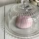 Glass bell with plate