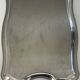 Stainless steel serving tray – Vintage silver-plated metal dish French design