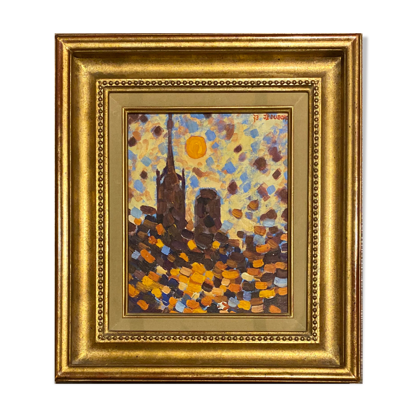 Effect of sun on the Cathedral of Rouen. Jean Pierre Dubord 1973