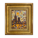 Effect of sun on the Cathedral of Rouen. Jean Pierre Dubord 1973