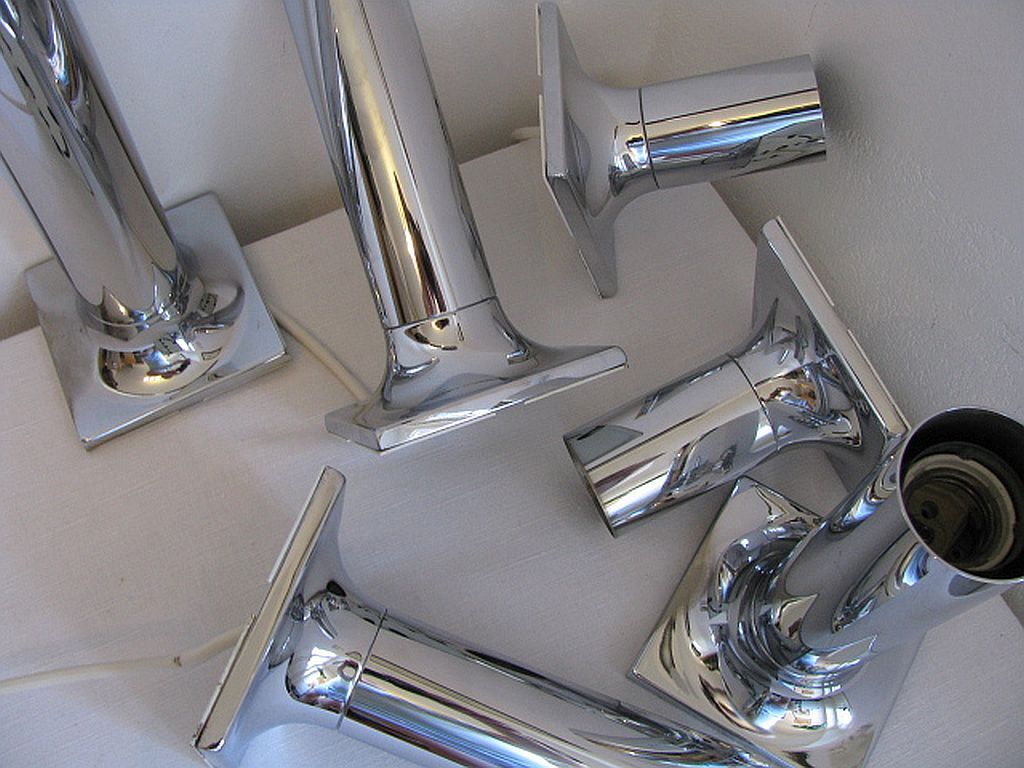 Wall lamp by Rolf Krüger for Staff, 1970s, set of 6
