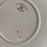 3 Creil and Montereau earthenware plates