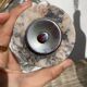 Antique doorbell or switch in marble and silver metal