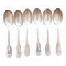 6 soup spoons - Silver plated 84gr - Le counter Français