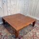 Cherry wood coffee table by léon krier for giorgetti