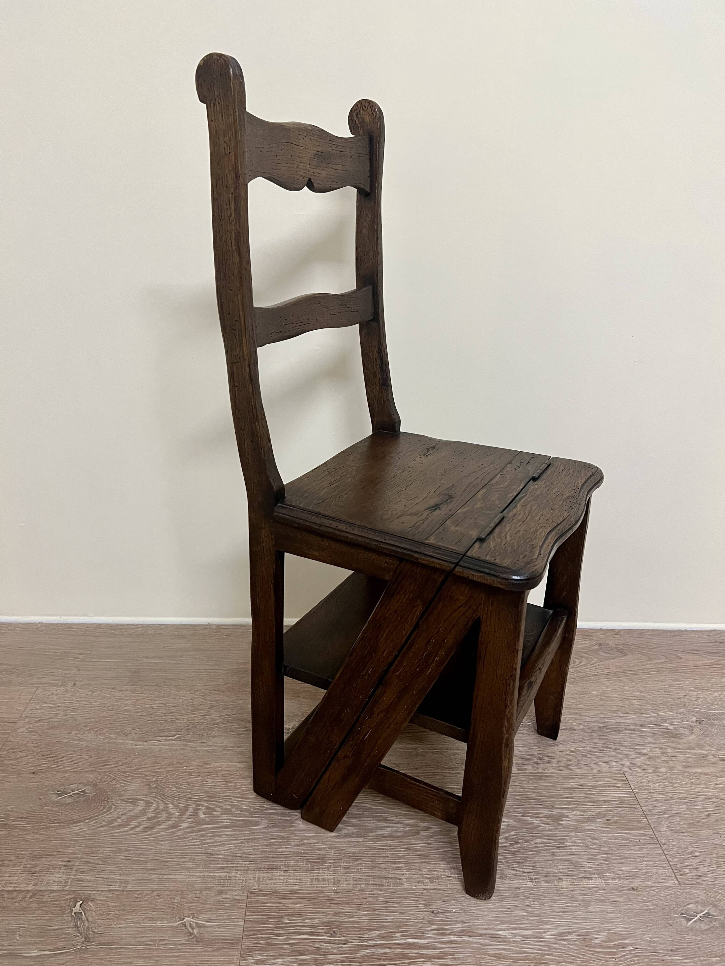 Work of popular art around 1900: stepladder chair