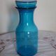 Large turquoise bottle lift 70's.