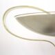 Brass and Curved Glass Ceiling Light from ESC Zukov, 1940s