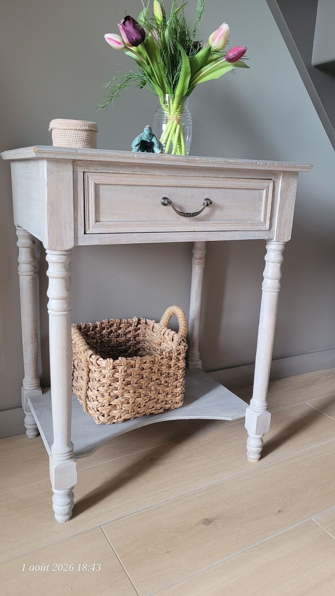 Meuble d'appoint, console en bois