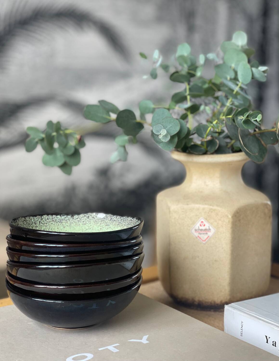 6 Keraluc cups 1960.