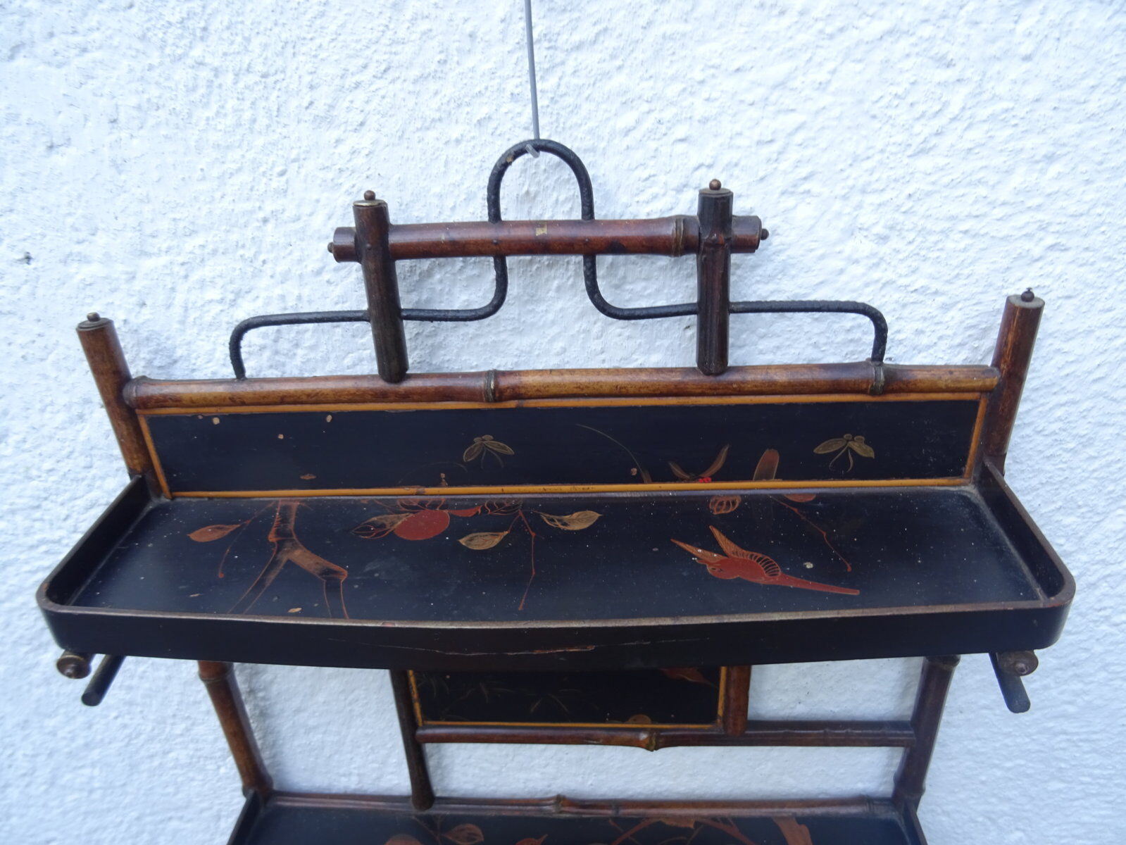 Napoleon 3 lacquered wooden wall shelf