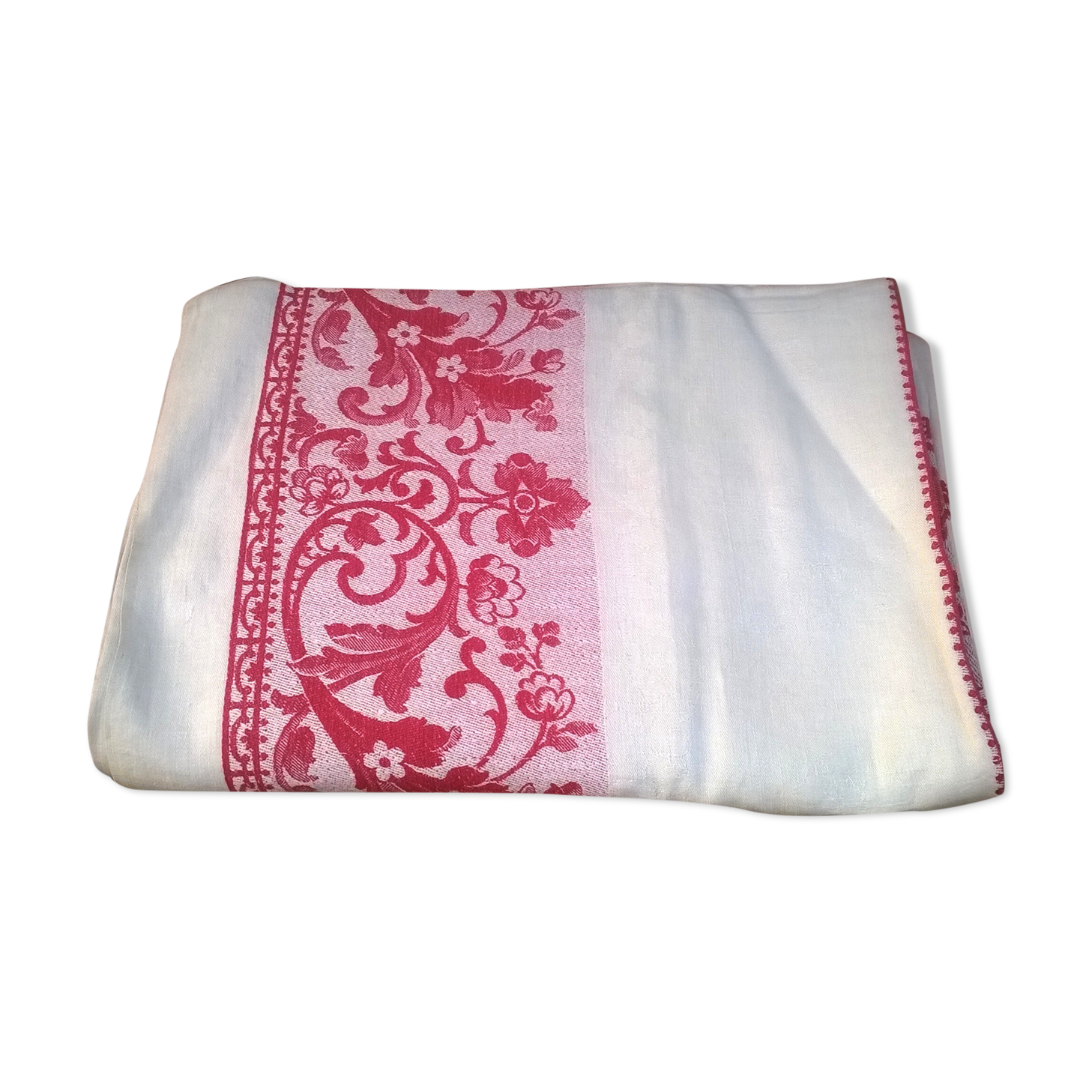 Vintage tablecloth "with monogram" 155 X 225 cm