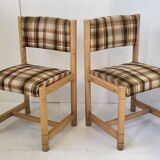 Suite of 6 vintage chairs 1970 Hiddensee
