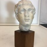 Statue bust roman man