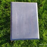 Industrial wooden stool