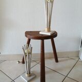 Tabouret trépieds en bois