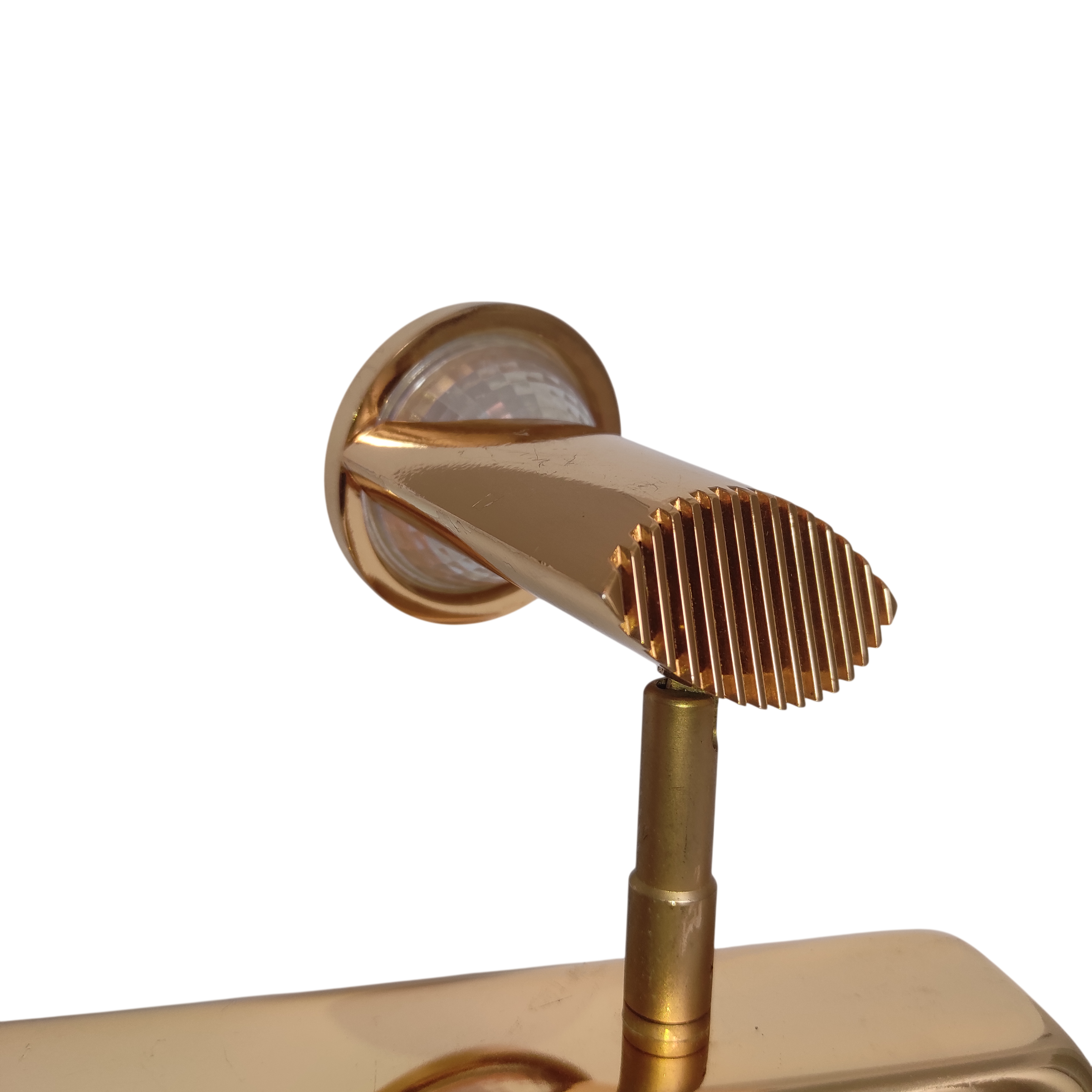 Double spot mural brass plated gold adjustable