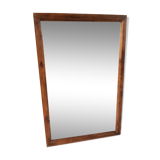 Old large mirror with a teak frame - 130x86cm