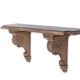 Jean-Charles Moreux. Console in carved oak and marble. 1940s.