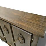 Vintage XL wooden buffet / sideboard / midboard