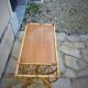 Vintage rattan coffee table