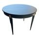Black wooden table in Empire style