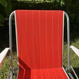 Pair of 70s folding camping chairs