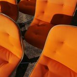 Set of 12 vintage Steelcase Strafor office chairs by Randall Buck