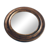 Ancient convex mirror, witch mirror 36cm