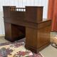 English oak graduated desk from the late 19th century.