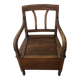 Pierced chair XIX in walnut