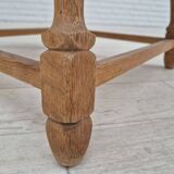 1970s, Danish foldable side table, solid oak wood, original condition.