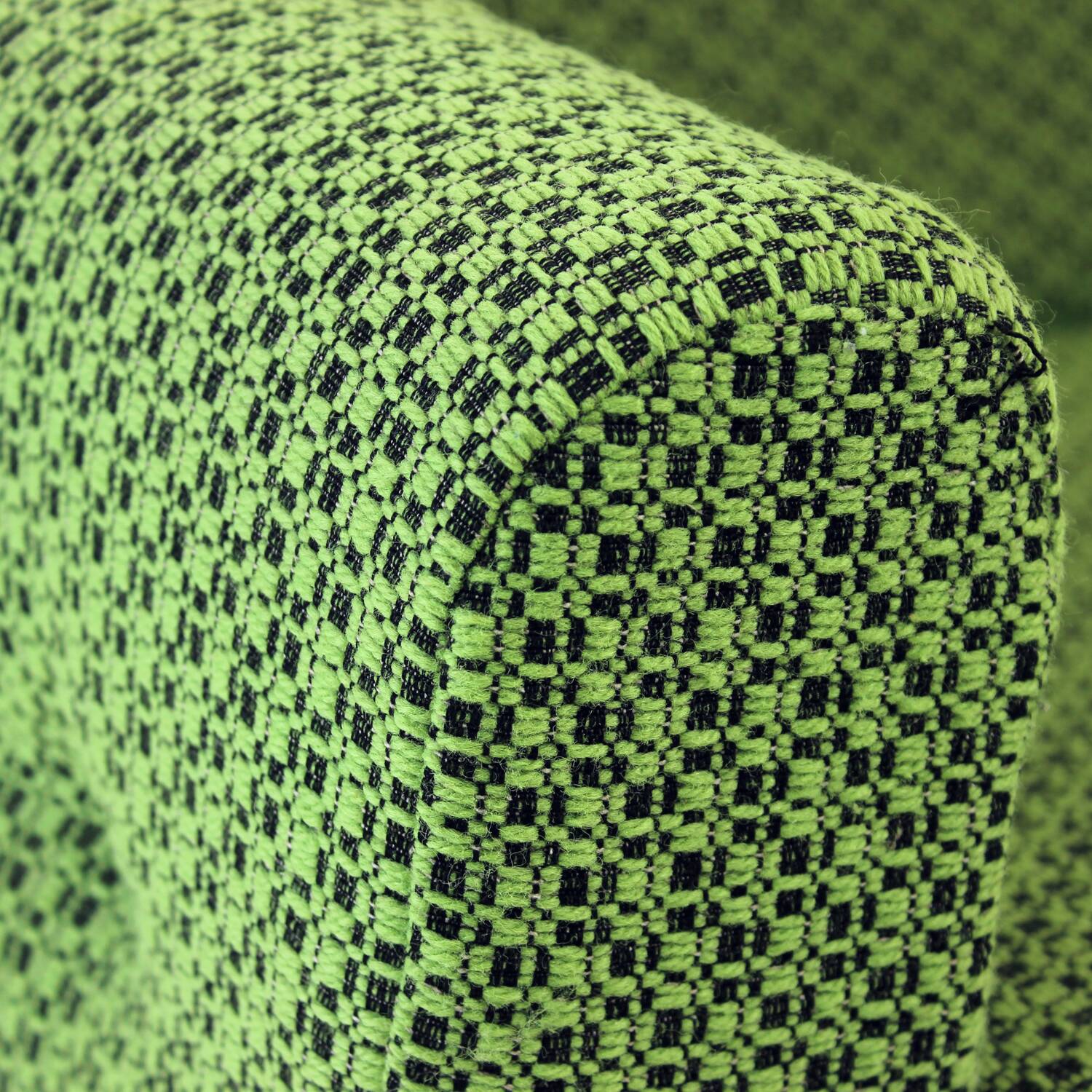 Midcentury Armchair In Fabric & Beech, Czechoslovakia 1960s