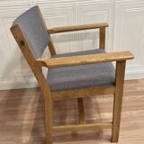 Scandinavian design armchair stamped "hans wegner" 1960.