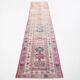 Shades of Pink Turkish Hallway Runner Rug, 78x360 Cm