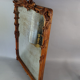 Miroir xixe siècle encadrement bois sculpté 72x54 cm sb