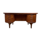 Scandinavian double-sided teak desk, 60s