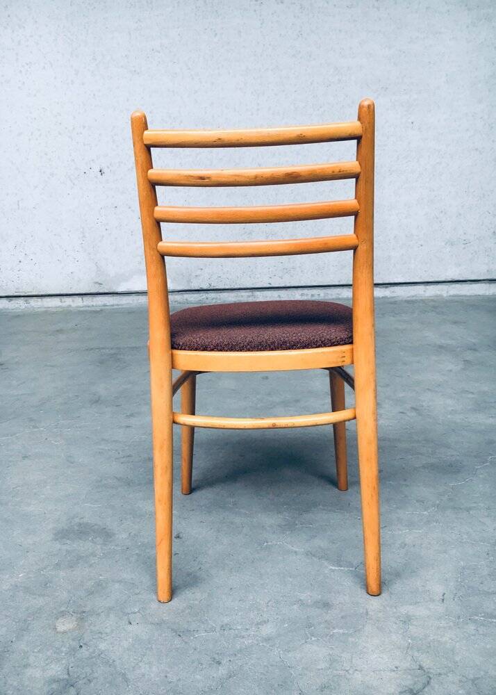 Mid-Century Modern Dining Chairs from Ton, Czechoslovakia, 1968, Set of 4