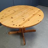 Rainer Daumiller style pine wood  Dining Table, 1970s