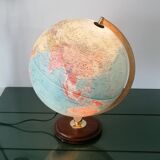 Ancien globe terrestre lumineux - Michelin - Type X - Made in Denmark