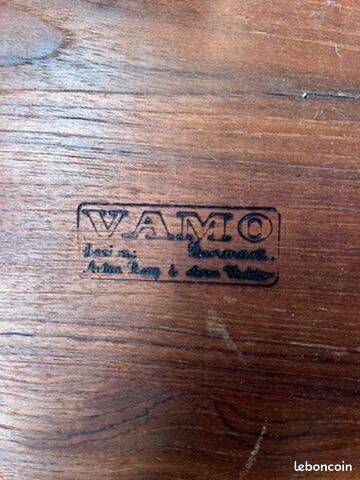 Extendable arne vodder table in teak – vamo – vintage scandinavian table year