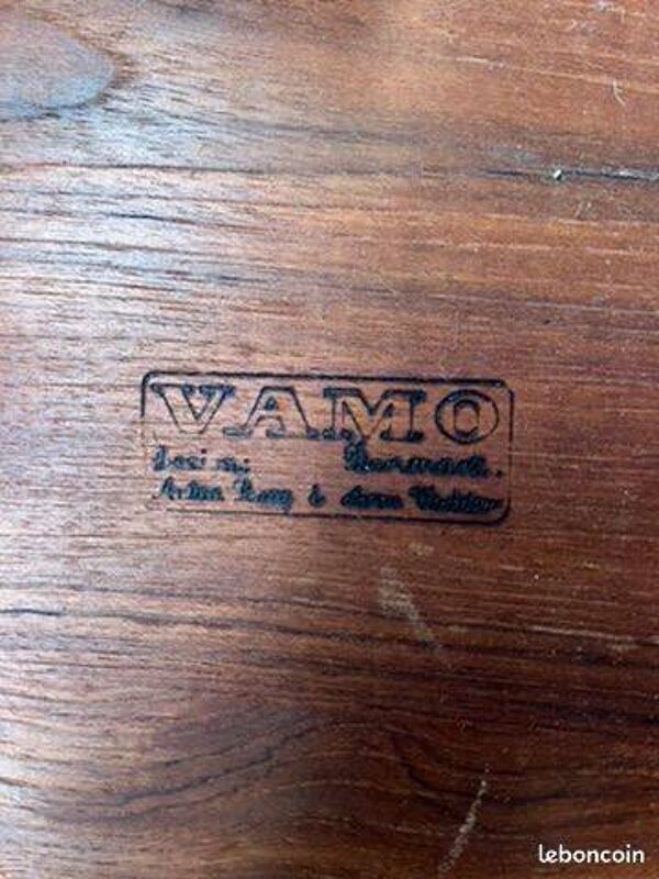 Table extensible arne vodder en teck – vamo – table scandinave vintage anné